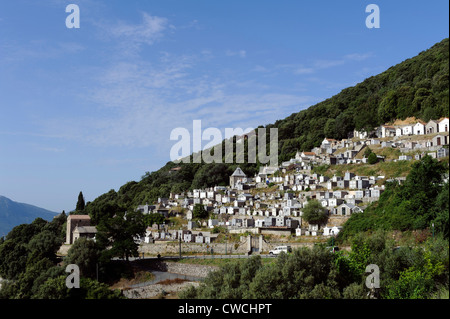 Cimitero di Olmeto, Corsica, Francia Foto Stock