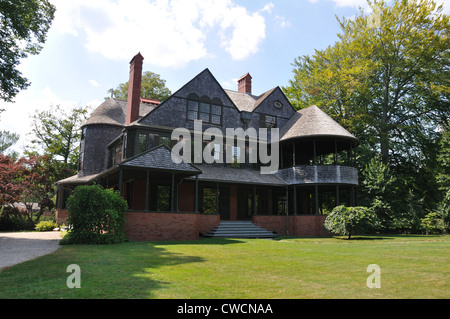 La Isaac Bell House, Newport, Rhode Island, STATI UNITI D'AMERICA Foto Stock