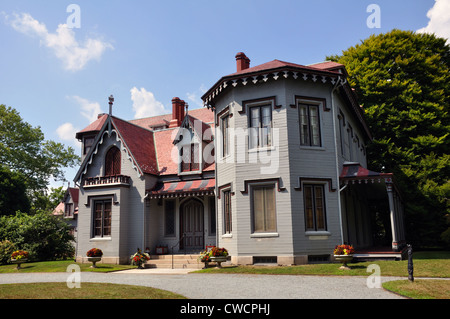 Kingscote mansion, Newport, Rhode Island, STATI UNITI D'AMERICA Foto Stock