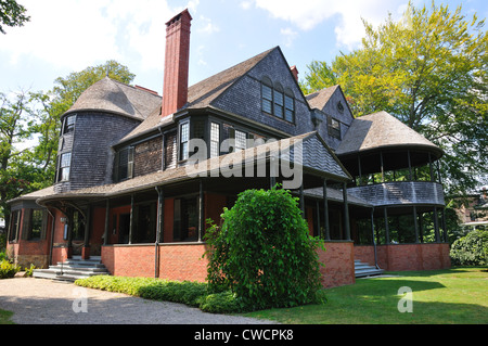 La Isaac Bell House, Newport, Rhode Island, STATI UNITI D'AMERICA Foto Stock