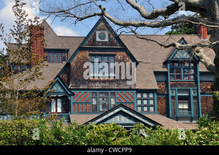 La Isaac Bell House, Newport, Rhode Island, STATI UNITI D'AMERICA Foto Stock