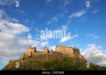 Il castello di Edimburgo in Scozia uk Regno Unito Foto Stock