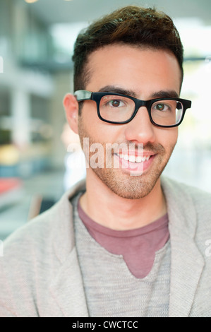 Ritratto di un imprenditore sorridente Foto Stock