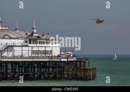 Sea King HAR3 display in elicottero a Airbourne Foto Stock
