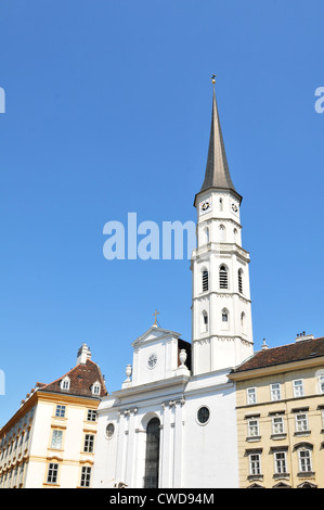 Chiesa di St. Michael (Michaelerkirche) è una delle più antiche chiese di Vienna, Foto Stock