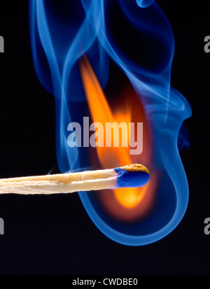 Fiamma,matchstick Foto Stock