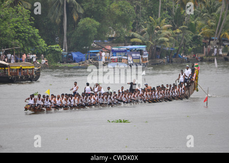 Nehru annuale Trofeo Boat Race 2012 Kerala, India Foto Stock