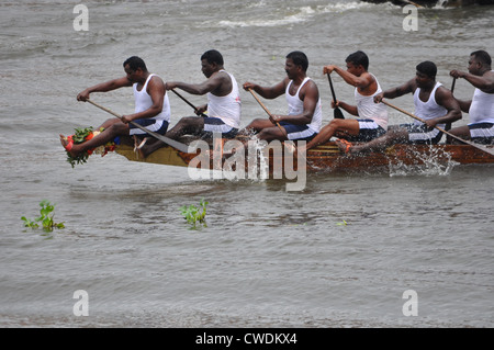 Nehru annuale Trofeo Boat Race 2012 Kerala, India Foto Stock