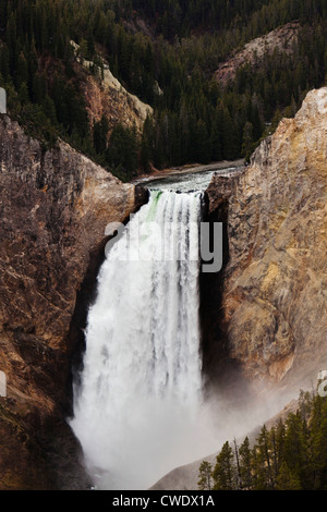 Una grande cascata in Wyoming. Foto Stock