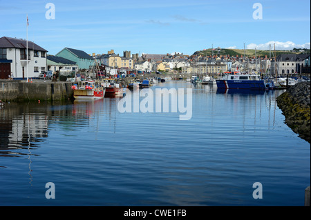 Aberystwyth Harbour Foto Stock