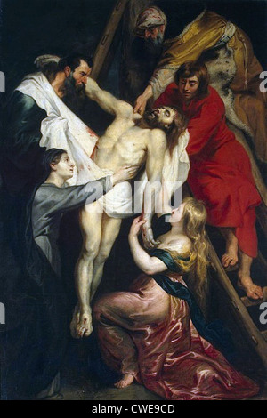 Peter-Paul Rubens Discesa dalla Croce 1617 Museo Hermitage - San Pietroburgo Foto Stock