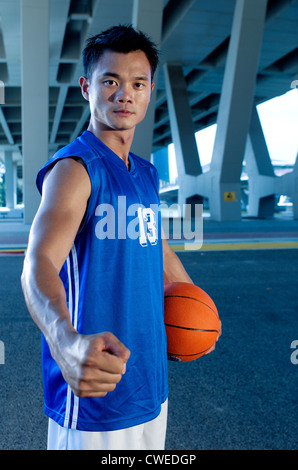 Giocatore di basket Foto Stock