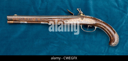Riedlingen, flintlock pistol Foto Stock