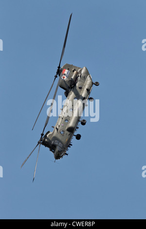 Boeing CH47 Chinook il sollevamento pesante elicottero della RAF Foto Stock