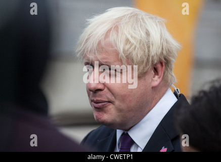 Sindaco di Londra Boris Johnson. Foto Stock