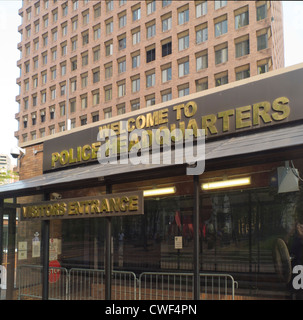 1 La polizia plaza sede a Manhattan New York City Foto Stock