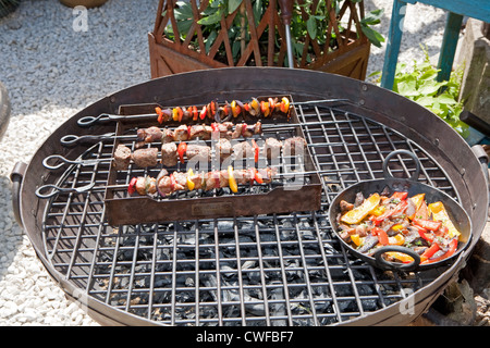 Barbecue a RHS Chelsea flower show 2011 Foto Stock