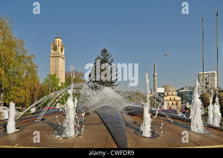 L'Europa, Macedonia, Bitola, elaborare fontana Foto Stock