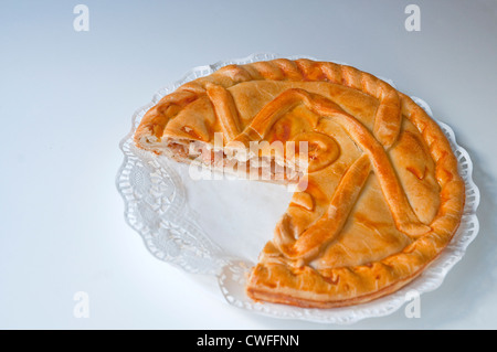 Il galiziano torta. La Galizia, Spagna. Foto Stock