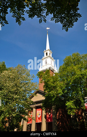 Stati Uniti d'America, USA, New England, Massachusetts, Cambridge, Harvard University, Memorial Church Foto Stock
