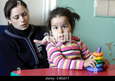 Bambino Centro di Riabilitazione neurologica Foto Stock