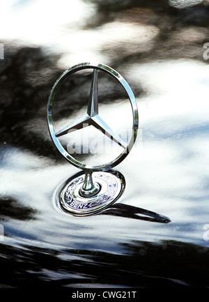 Stella di una Mercedes-Benz Foto Stock