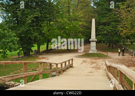 Stati Uniti d'America, USA, New England, Massachusetts, Concord, Minute Man National Historical Park Foto Stock