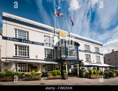 Il Royal 7 stars Hotel a Totnes Foto Stock