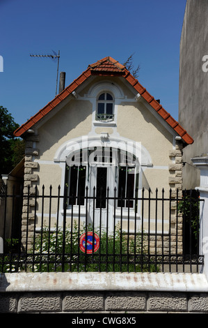 Les Hortillonnages,piccola casa,Amiens,Somme,Picardie,Francia Foto Stock