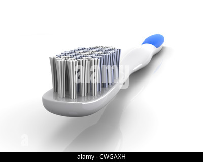 Un generico spazzolino da denti. Foto Stock