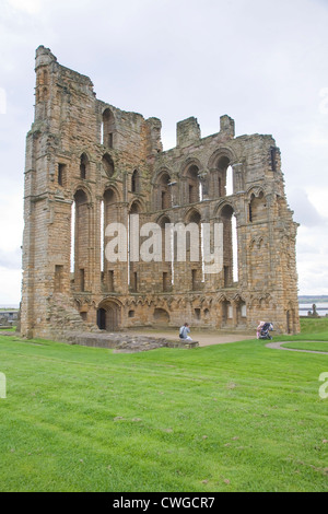 Priorato di Tynemouth, Northumberland, Inghilterra Foto Stock