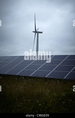 Westmill Farm solare Watchfield vicino a Swindon. Westmill è uno del più grande del Regno Unito fattorie solari. Foto Stock