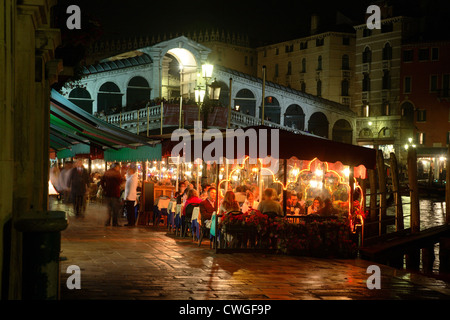 Venezia Ponte di Rialto Foto Stock