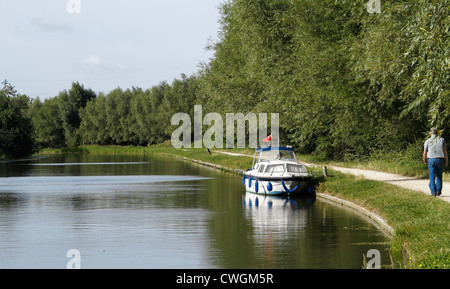 Nave da crociera fluviale sul fiume Cam Cambridgeshire Foto Stock