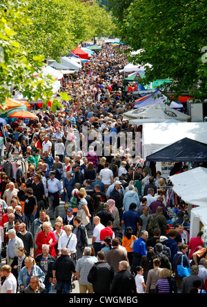 Grande Mercato delle Pulci di tutti, di seconda mano mercato. Essen, Germania, Europa Foto Stock