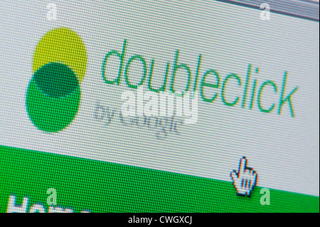 Chiusura del logo di Doubleclick come visto sul suo sito web. (Solo uso editoriale: -print, TV, e-book e Redazione sito web). Foto Stock