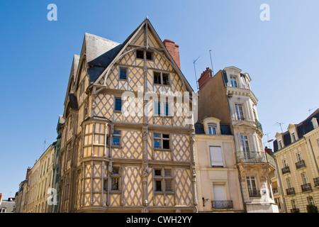 Francia, Valle della Loira, Angers, Maison d'Adamo Foto Stock