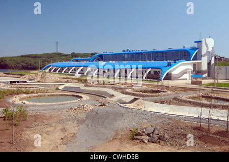 La costruzione dei più grandi Oceanarium in CIS. Vladivostok isola, Estremo Oriente Primorsky Krai, Federazione russa Foto Stock