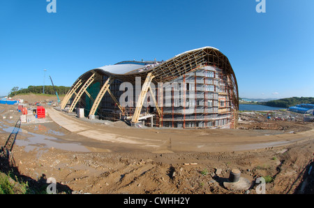 La costruzione dei più grandi Oceanarium in CIS. Vladivostok, Russky Island, Estremo Oriente, Primorsky Krai, Federazione russa Foto Stock