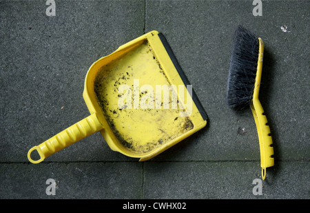 paletta, scopa Foto Stock
