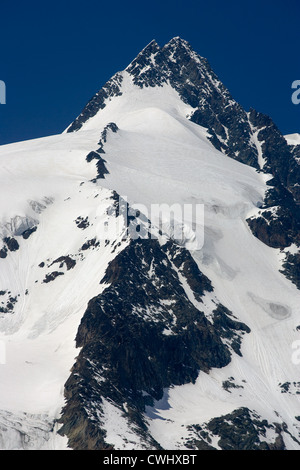 Grossglockner, la più alta montagna in Austria Foto Stock