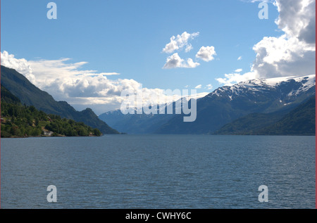 Flom, Norvegia Foto Stock