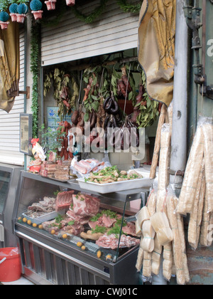 Stallo del mercato Mercado do Bolhao Porto Portogallo Foto Stock