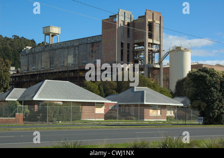 La polpa e la cartiera in Burnie, Tasmania Foto Stock