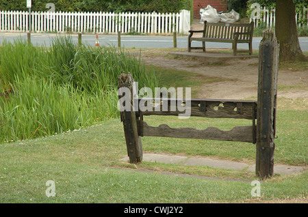 Villaggio Aldbury scorte, Hertfordshire, Inghilterra, Regno Unito Foto Stock