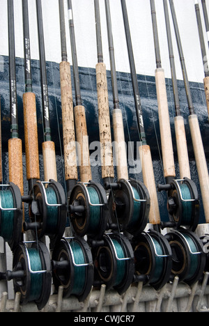 La pesca del salmone,,aste,Langara Island, British Columbia, Canada, Foto Stock