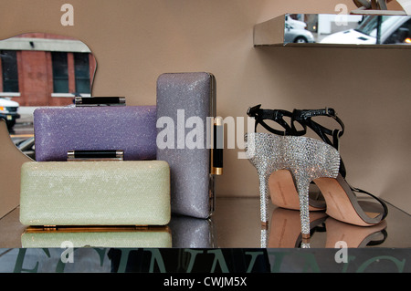 Diane von Fürstenberg borsa borse scarpe scarpe moda New York City Manhattan Foto Stock