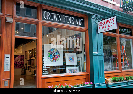 Soho Village di New York City Manhattan American Foto Stock