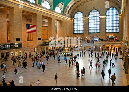 Grand Central Terminal, Grand Central Station, Grand Central, terminal dei treni per pendolari situato in 42nd Street e Park Avenue, Manhattan, New York City. Foto Stock