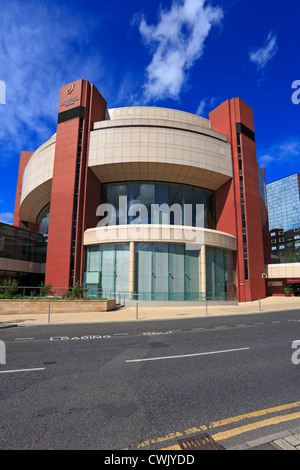 Harrogate International Centre HIC, esposizioni, conferenze ed eventi Ingresso, Harrogate, North Yorkshire, Inghilterra, Regno Unito. Foto Stock